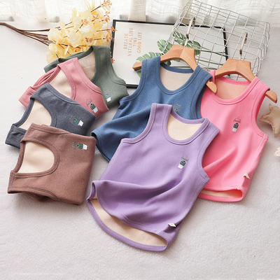 2020秋冬季韩版男女宝宝保暖背心