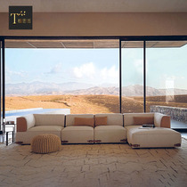 Tan Si Zhe light luxury furniture custom fendi fendi Italian postmodern simple high-end Nordic chaise longue