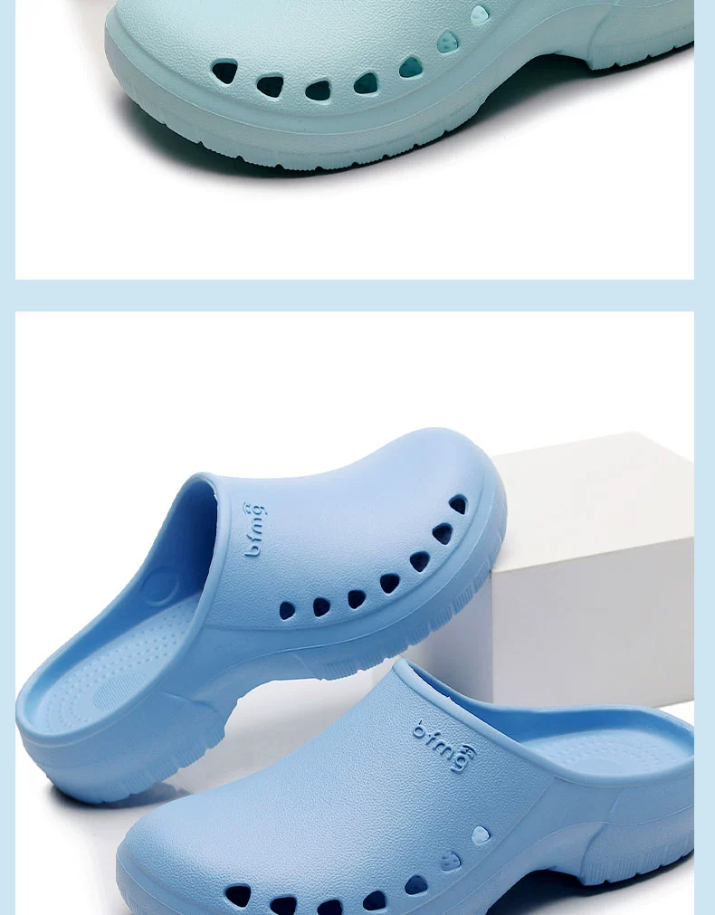 Operating room slippers for women and men, non-slip breathable hole shoes, special work shoes for surgeons and medical staff, surgical shoes