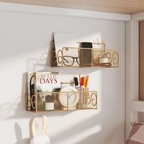The shelf Wall has a large load hanging on the Nordic style ornaments cute small large-capacity bedroom