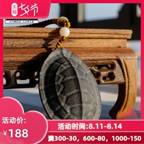 Zhixintang Master handmade Wu Jinshi tea pet whole natural stone tea play decoration Rich armor world handle piece