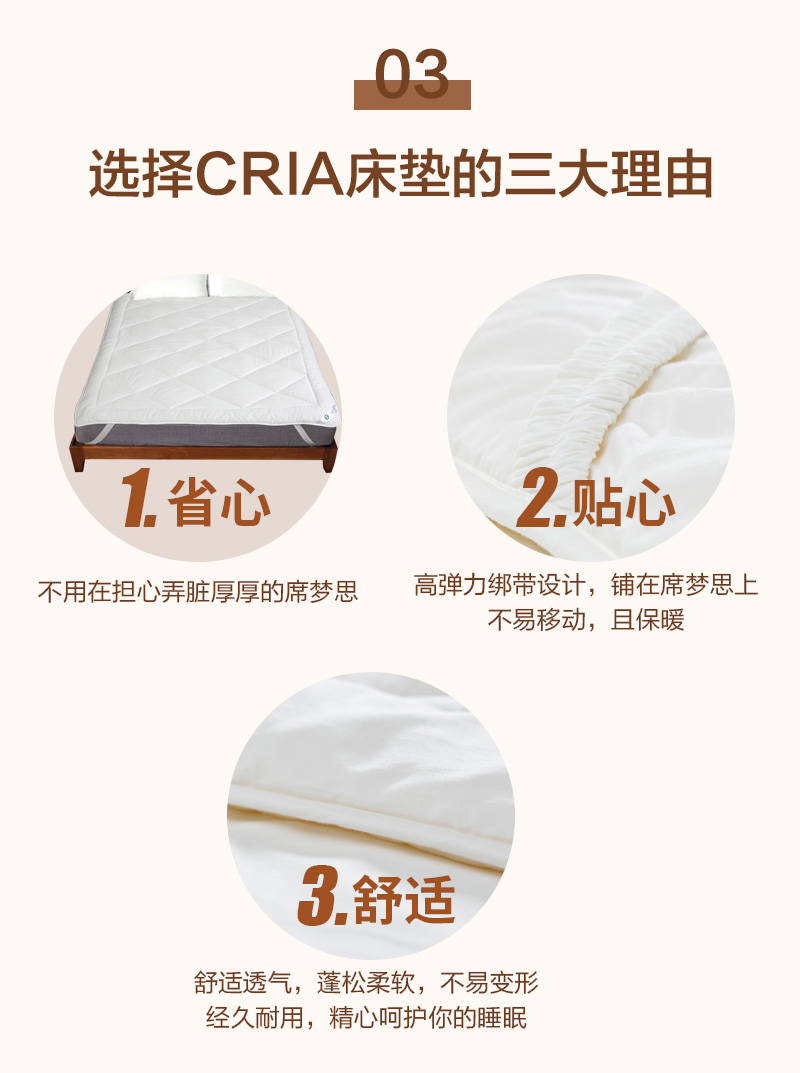 新西兰国民家纺品牌 可瑞乐 加厚羊毛保暖垫 1.5*2m 图6