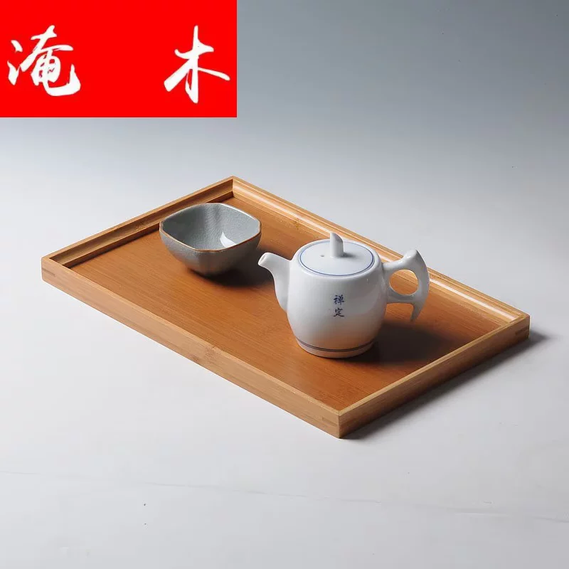Чайный набор для кунг-фу из бамбука, подставка для чая из бамбука, бамбуковый диск для чая Nubstanea, бамбуковая тарелка крупный и средний размер, диск доверия из бамбука