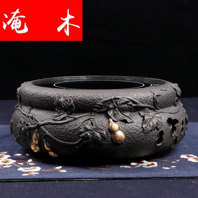 Flooded iron wood Japan.mute high - power electric TaoLu household manual tea quickly burn boiled tea, induction cooker