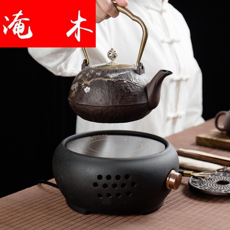 Flooded wooden household kettle girder pot of tea boiling tea ware ceramic teapot high - capacity electrical TaoLu ceramic POTS