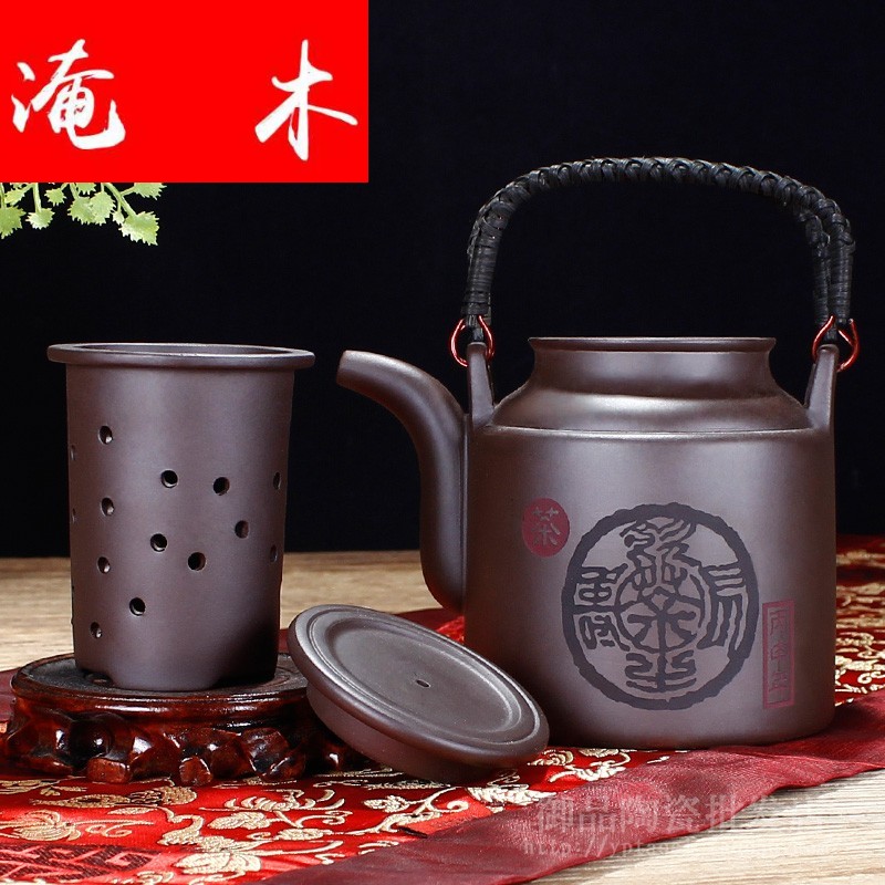 Submerged wood yixing tea quality goods are it large capacity suit household filter girder pot famous special kung fu
