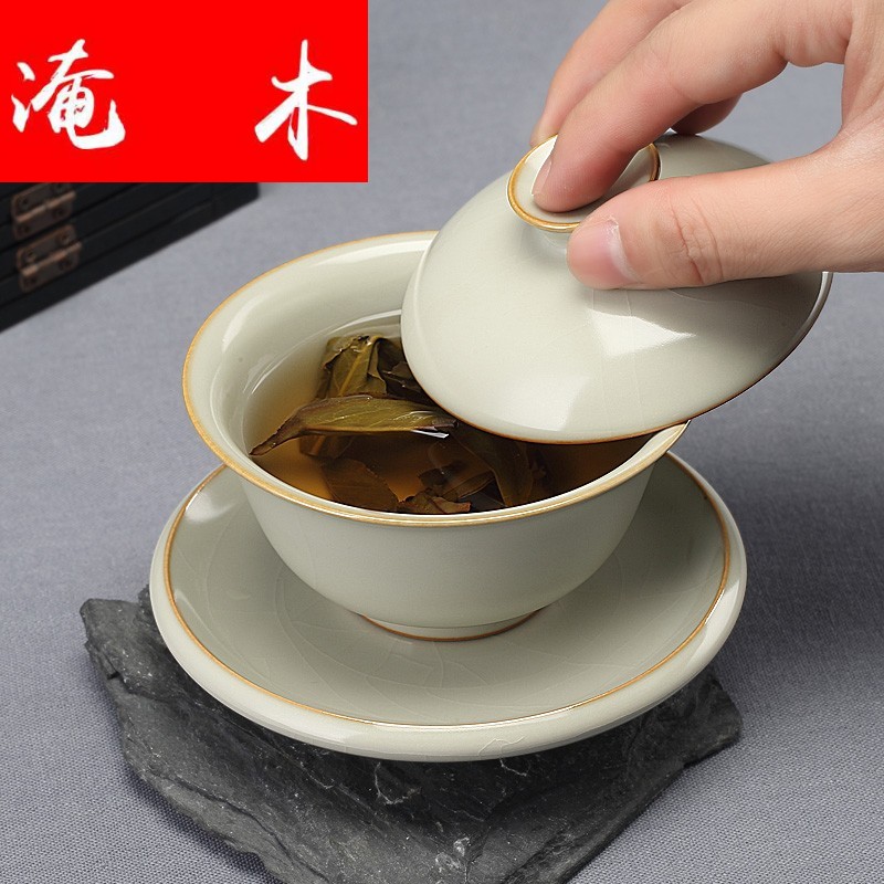 Submerged wood jingdezhen your up measured tea bowl checking ceramic three didn 't open the slice tureen suit household kunfu tea