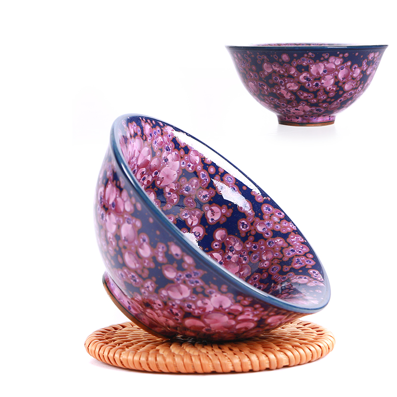 Flooded mu yi xin temmoku glaze ceramic kung fu tea tea master cup single CPU built variable to use hat to the product