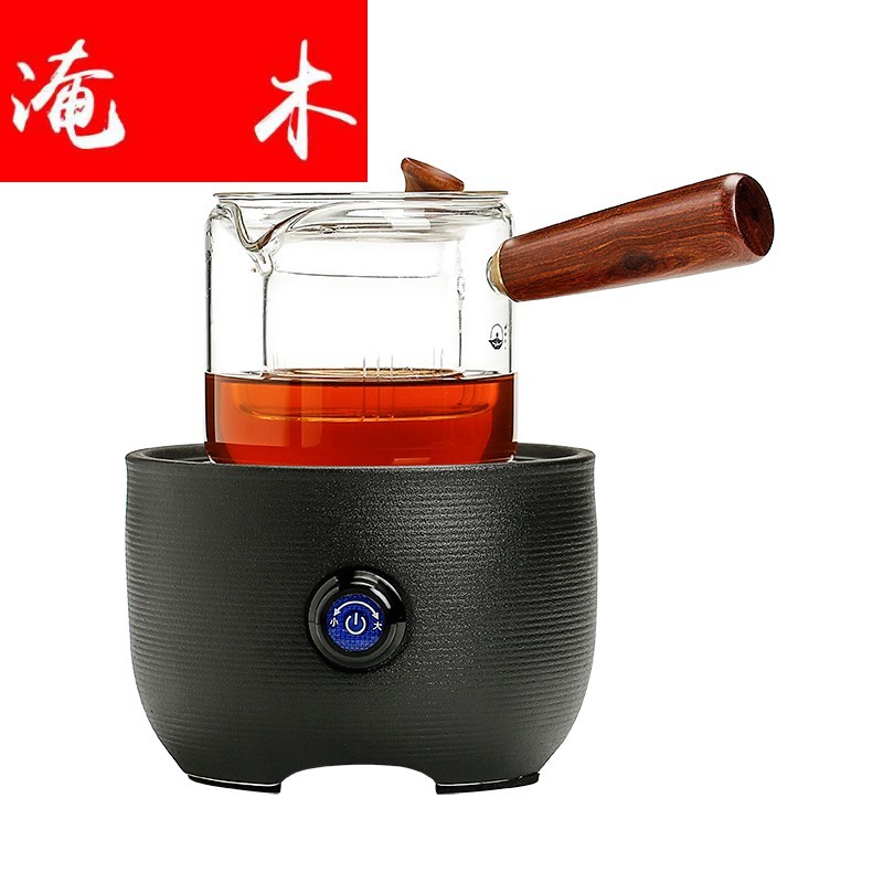 Submerged wood automatic cooked pu - erh tea, black tea, the electric TaoLu boiled tea, white tea POTS, glass teapot tea stove tea steamer side