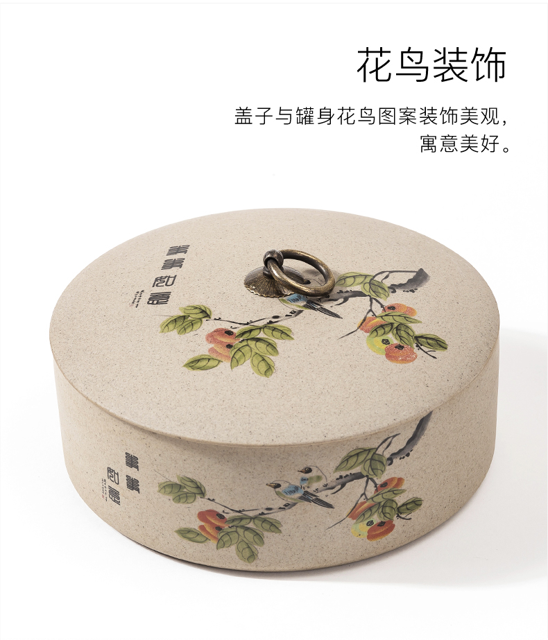 NiuRen coarse some ceramic porcelain with cover large bowl with writing brush washer pu 'er tea pot of tea cake warehouse kung fu tea tea accessories