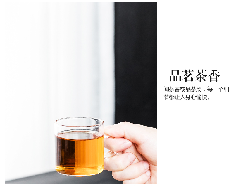 NiuRen glass cooking dual - use electric teapot TaoLu make tea tea ware household contracted steamer set transparent side put the pot