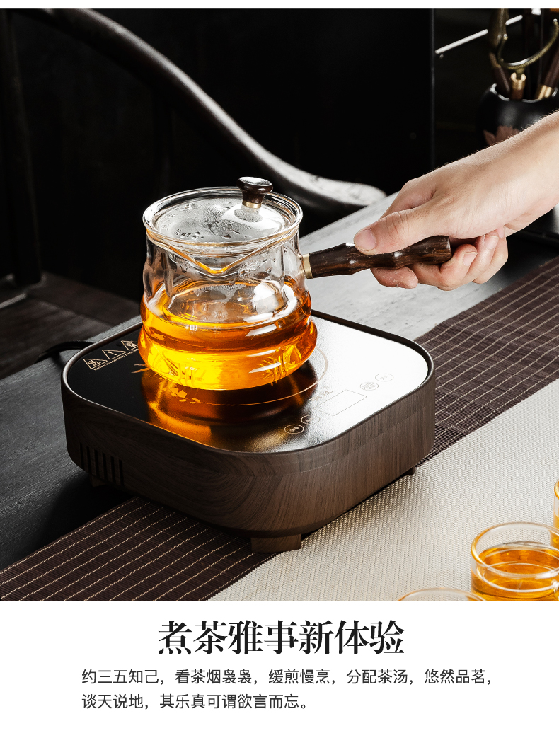 NiuRen electric TaoLu boiled tea glass cooking and boiling kettle black tea, white tea, small tea stove suit household