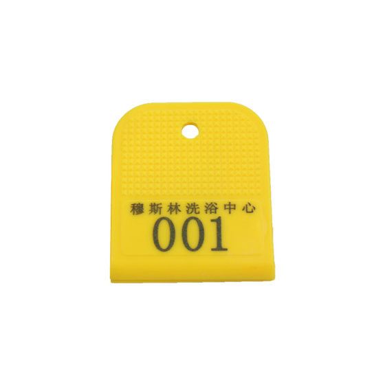 Customized shoe clip, sauna shoe clip, bath center hand sign, digital number plate, gym foot massage bath clip