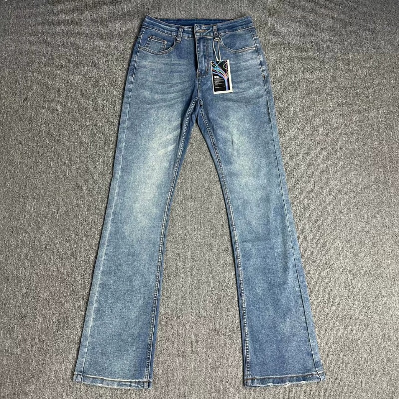 Cleanfit Independent Vintage 517 Style Jeans, Washed, Slightly Flared, Slim Fit, Slimming, Washed Long Pants for Men