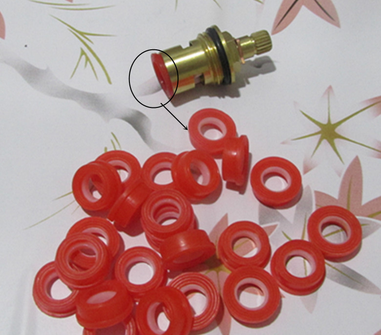 Valve core ceramic piece Quick-open faucet bathroom accessories Faucet chip Rubber ring Gasket Sealing ring