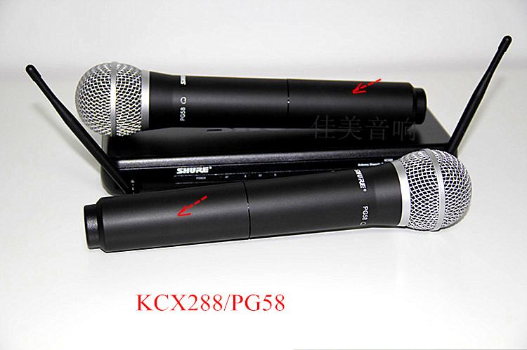 mic Không dây KCX288PG58 cầm tay micro cầm tay ống rỗng Mai Mi cải tạo vỏ sửa chữa mic k18v