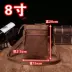 Da chéo chéo túi đeo vai túi điện thoại di động bình thường túi da thủ công retro túi nam điên ngựa da 7 inch túi điện thoại di động túi đeo chéo adidas Túi điện thoại