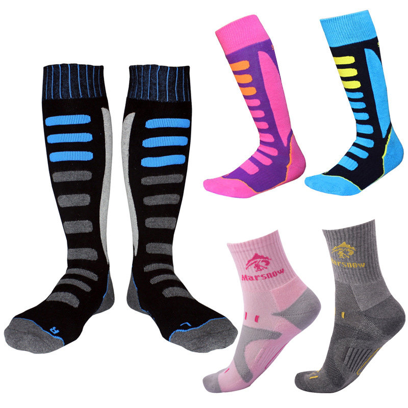 Parenting Style Ski Socks Children Adults Whole Family Sports Thickened Cotton Socks Warm Towel Bottom Stockings Socks