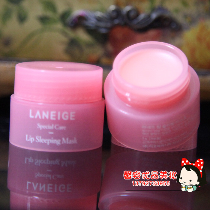 Hàn Quốc Lange Lip Mask Samples Desalination Môi Moisturising Exfoliating Moisturising Anti-Cleft Sleep Lip Mask Chăm sóc môi bioderma son dưỡng