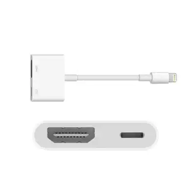 iPhoneX iPad Lightning to HDMI HD large screen TV projector PPT net class to TV