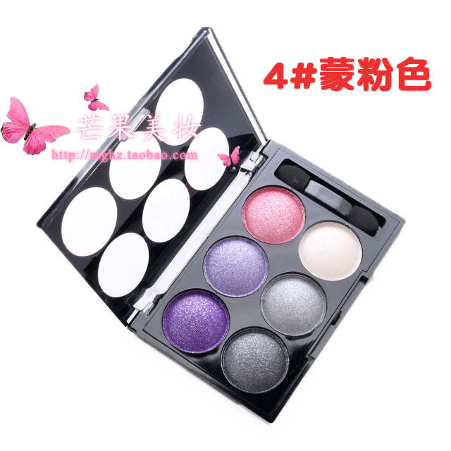 Alpha 6 màu lụa satin sáng bóng quyến rũ phấn mắt màu nâu khói xám đen tím mắt to màu đất cổ tích bảng mắt tarte
