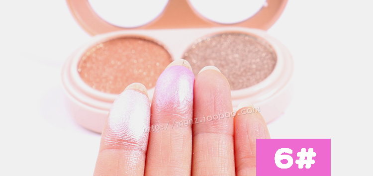 Bảng phấn mắt LED trang điểm sáng bóng trang điểm nude chính hãng kim cương phấn mắt hai màu cà phê một lõi vào cuối màu đất Hàn Quốc bảng mắt clio pro eye palette