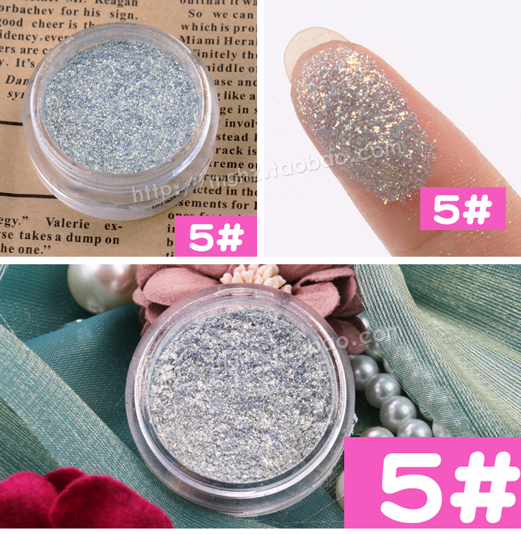 Alpha Stage Children Bride long lanh Eyeshadow Powder Flash Flash Crystal Crystal Powder Trang điểm chính hãng - Bóng mắt phấn mắt merzy