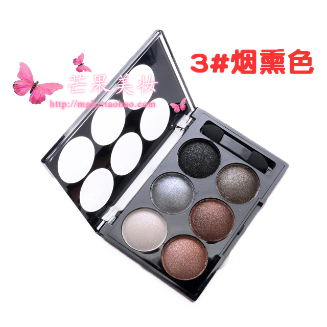 Alpha 6 màu lụa satin sáng bóng quyến rũ phấn mắt màu nâu khói xám đen tím mắt to màu đất cổ tích bảng mắt tarte