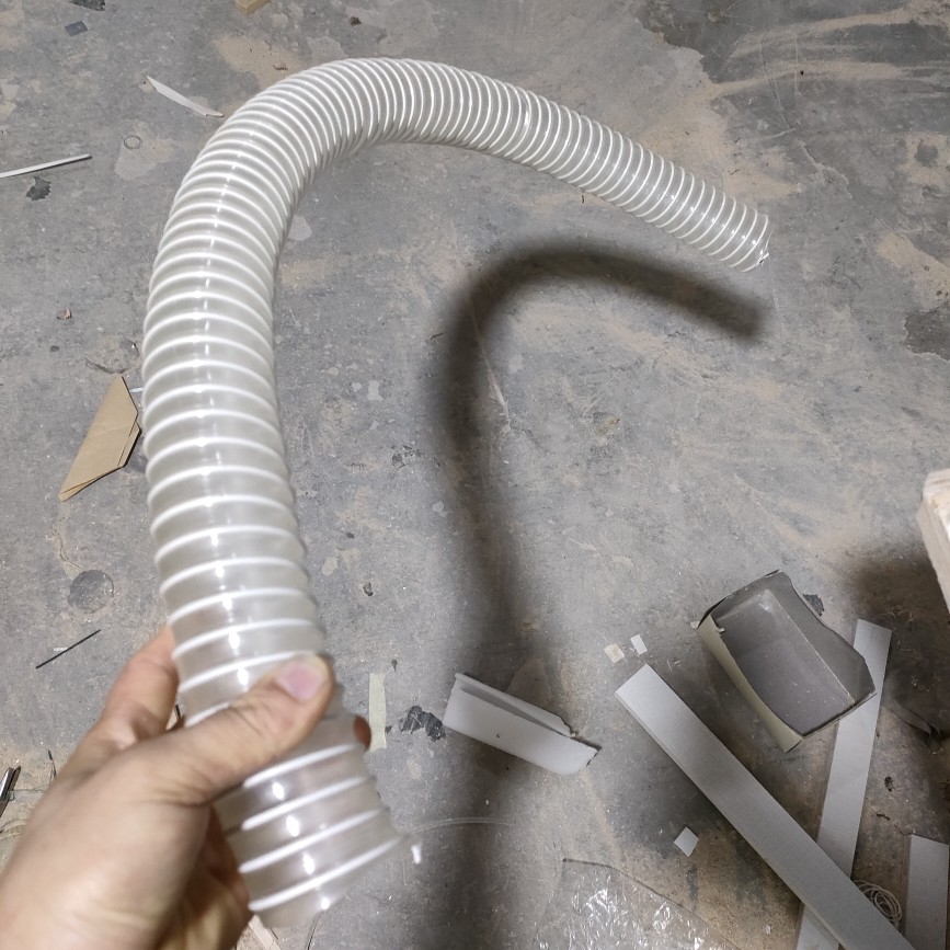 One meter thickened steel wire tube outer diameter 50 just a meter tube without black and white mouth Previous tube broken with exchangeable