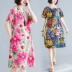 Váy cotton và vải lanh nữ 2019 mới mùa hè đầm giản dị Thịt Tây Tạng lỏng lẻo đắt tiền - Sản phẩm HOT