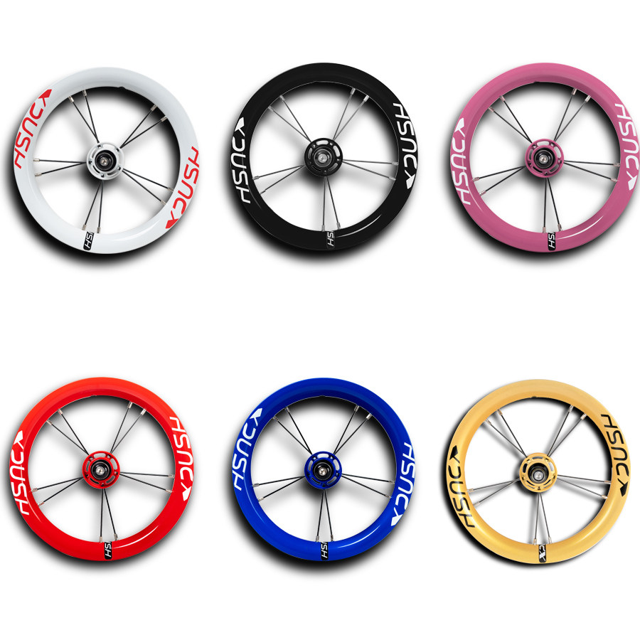 XPUSH children's balance car racing paint new wheel set Palin slide car kokua modified parts hub 12 inches
