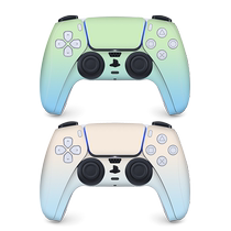 Macaron Gradient is suitable for PS5 controller stickers ps5 all-inclusive film game console high-end film optical drive version digital version pain sticker pain machine sticker protective cover accessories weekly frosted anti-scratch