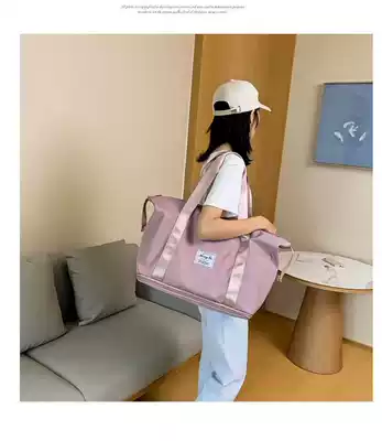 Tide brand wet and dry separation crossbody sports hand shoulder bag yoga fitness bag large capacity leisure luggage travel bag