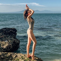 Day Ensemble Sexy Swimsuit Women 2021 New Fashion Spa Big Breasts Conservative Big Code Bikini Conjoined