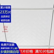 1张发 办公室厂房吊顶材料石膏板600x600防潮60x60天花板自装免漆