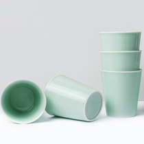Guwu kiln fire office ceramic tea cup home simple water cup celadon tea set enterprise personalized custom creative cup