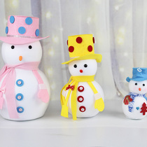 Christmas Decorations Snowman Paparazzi Three Sets Foam Snowman Hotel Scene Furnishing Large Christmas Tree Pendulum