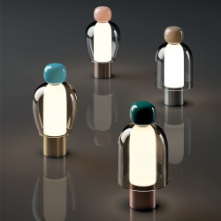 Danish Designer Creative Mushroom Touch Dimming Table Lamp Portable Rechargeable Bedroom Bedside Lamp Kidsren's Room Decorative Lamp