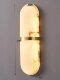 All-Copper Spanish Natural Marble Italian Minimalist High-End Corridor Living Room Tv Background Wall High-End Wall Lamp