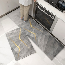 Kitchen cushions with anti-skid and anti-water pads are dirty-free to clean custom long-sucking suction oil carpets