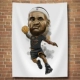 NBA LeBron James Nền vải Hiệp sĩ Hoàng đế nhỏ Poster Nhà vô địch Lakers Zhan Huang Hang LBJ Tapestry