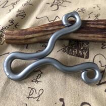 Endless line Cloud flowing water titanium alloy Numerical control thermal bending traditional slingshot 9-7 gradient three wood clear sky flat head slingshot