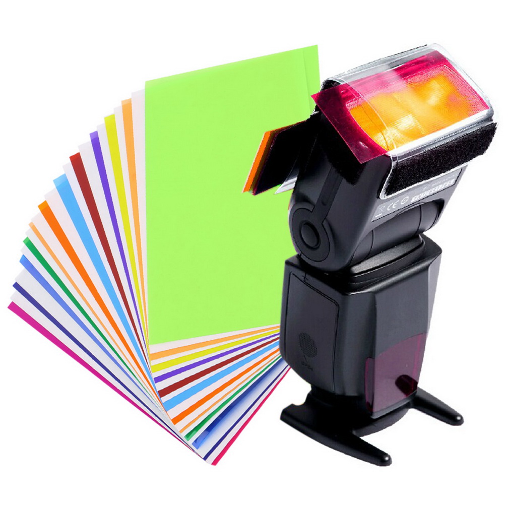 Single-eye camera machine top flash color filter suit color paper 12 color universal MK910 shiny color filter