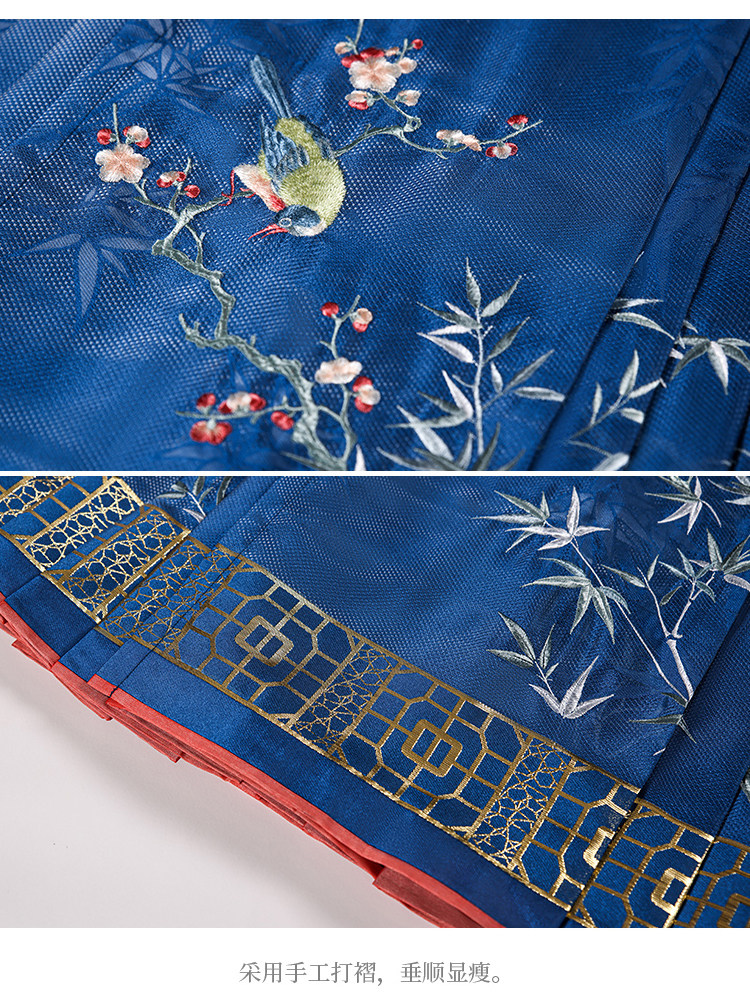 Китайцы одежда наборы 钟灵毓秀  竹枝词 圆领半袖 潇湘竹影