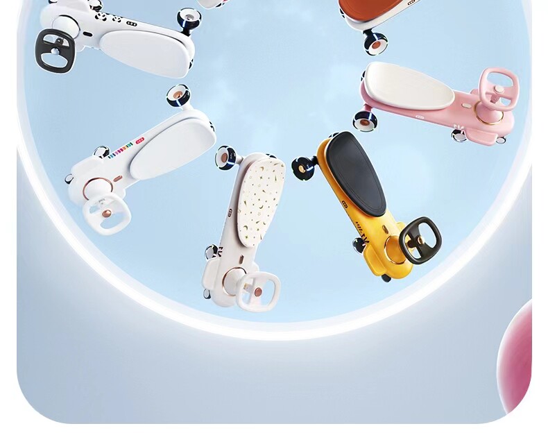 Каталки и педальные автомобили playkids扭扭车1-3-5岁儿童男女宝宝万向静音轮普洛可摇摆溜溜车