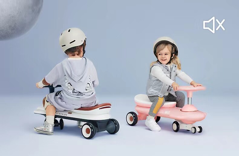 Каталки и педальные автомобили playkids扭扭车1-3-5岁儿童男女宝宝万向静音轮普洛可摇摆溜溜车