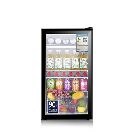 Sast Bing Bar Small Holrigrator Home -Adoor Mini -Glass Door зарезервированный шкаф для отеля с холодильниками и замороженным отель с холодильником