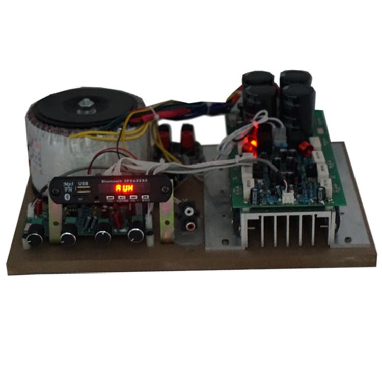 1600W high-power power amplifier without distortion music Bluetooth power amplifier card remote control power amplifier fever wood board power amplifier