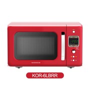 lò nướng thủy tinh Lò vi sóng KOR-6LBRM gia đình đa chức năng sưởi ấm lò vi sóng mini 20L retro - Lò vi sóng lò nướng bánh mì