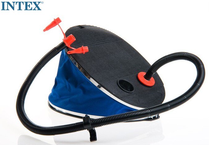 INTEX large foot-action air pump three air nozzles inflatable and air-pumping dual-purpose foot pump saves time and effort